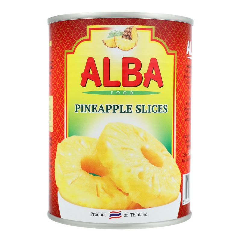 Ананаси ALBA FOOD кільця сироп 580мл